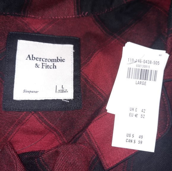 Abercrombie & Fitch Plaid Pajama Set - Picture 4 of 5
